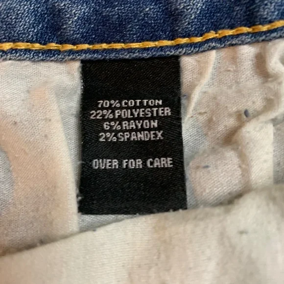 Ashley Stewart Sky High Ankle Blue Denim Jeans, Size 16T - Picture 8 of 8